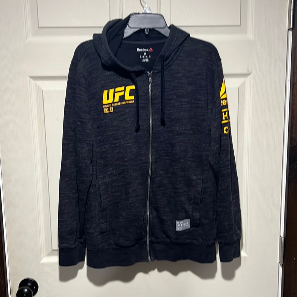 Reebok Mens Fight For Yours Hoodie Sweatshirt, NWOT gray marl